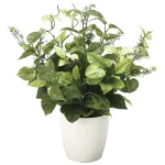 光触媒 人工観葉植物 造花 ミックスポトス (高さ52cm) (2102A60)