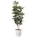 光触媒 人工観葉植物 造花 ゴムの木1.6 (高さ160cm) (2121P375)