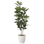 光触媒 人工観葉植物 造花 ゴムの木1.6 (高さ160cm) (2121P375)