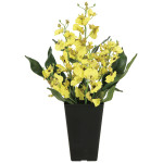 光触媒 人工観葉植物 造花 オンシジューム (高さ40cm) (2261A50)