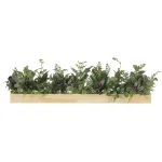 光触媒 人工観葉植物 造花 ウッドボックスDX (高さ27cm) (2273A220)