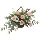 光触媒 人工観葉植物 造花 壁掛けカリナ (高さ35cm) (2276P70)