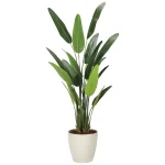 光触媒 人工観葉植物 造花 フレッシュトラベラーズパーム1.55 (高さ155cm) (2314A320)