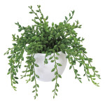 光触媒 人工観葉植物 造花 グリーンネックレス(ポリ製) (高さ15cm) (234K35)