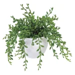 光触媒 人工観葉植物 造花 グリーンネックレス(ポリ製) (高さ15cm) (234K35)