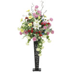 光触媒 人工観葉植物 造花 トールキングスタンド1.4 (高さ140cm) (2358R500)