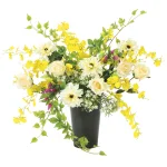 光触媒 人工観葉植物 造花 ツインソフトローズ (高さ52cm) (2369R150)