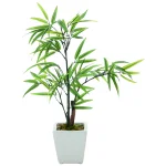 光触媒 人工観葉植物 造花 黒竹 (高さ35cm) (238K35)