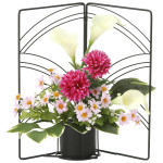 光触媒 人工観葉植物 造花 明日花 (高さ33cm) (2398R60)