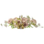 光触媒 人工観葉植物 造花 キャベジローズワイド (高さ22cm) (2469R60)