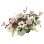 光触媒 人工観葉植物 造花 シルフィローズ (高さ32cm) (2483R70)