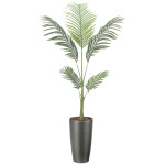 光触媒 人工観葉植物 造花 スリムフレッシュパーム1.55 (高さ155cm) (2531A250)