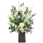 光触媒 人工観葉植物 造花 シルエットラベンダー (高さ79cm) (2542A280)