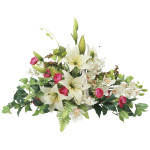 光触媒 人工観葉植物 造花 ルイーズリリー (高さ36cm) (2548A150)