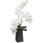 光触媒 人工観葉植物 造花 デザインフレッシュ胡蝶蘭 (高さ87cm) (2579A200)