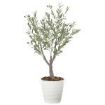 光触媒 人工観葉植物 造花 デラックスオリーブ1.1 (高さ110cm) (2594A240)