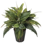 光触媒 人工観葉植物 造花 ミックスフィロ (高さ51cm) (2623A80)