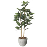 光触媒 人工観葉植物 造花 ナチュラルゴムの木1.6 (高さ160cm) (2626A530)