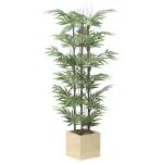光触媒 人工観葉植物 造花 ウッドボックス黒竹1.2 (高さ120cm) (2632A300)