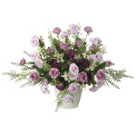 光触媒 人工観葉植物 造花 ミスティパープル (高さ51cm) (2662A200)