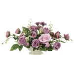 光触媒 人工観葉植物 造花 パステルモーブ (高さ24cm) (2672A85)