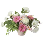 光触媒 人工観葉植物 造花 エミリーガーベラ (高さ23cm) (2682A70)