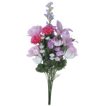 造花 上手組仏花ピンク1本 (高さ50cm) (2694A28N) ※光触媒無し