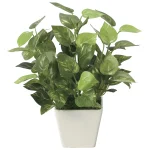 光触媒 人工観葉植物 造花 ミニポトス (高さ24cm) (2707A30)