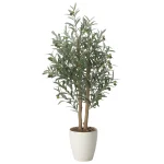 光触媒 人工観葉植物 造花 オリーブグレイス1.2 (高さ120cm) (2722A260)