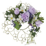 光触媒 人工観葉植物 造花 壁掛けパールS (高さ23cm) (2725A20)