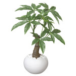 光触媒 人工観葉植物 造花 パキラポット (高さ27cm) (386A30)