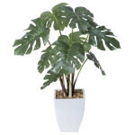 光触媒 人工観葉植物 造花 モンステラポット (高さ40cm) (433A60)
