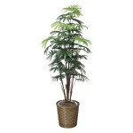 光触媒 人工観葉植物 造花 シュロチク 1.6 (高さ160cm) (500R420)