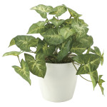 光触媒 人工観葉植物 造花 フレッシュカラージュームS (高さ25cm) (644A35)