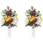 造花 上仏花中1本 (高さ33cm) (854R23N) ※光触媒無し