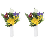 造花 上仏花小1本 (高さ23cm) (856R11N) ※光触媒無し