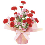 光触媒 人工観葉植物 造花 カーネーションM (高さ33cm) (860A30)