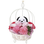 光触媒 人工観葉植物 造花 プリティドッグ (高さ23cm) (861R25)