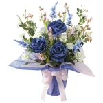 光触媒 人工観葉植物 造花 ブルーレイン (高さ45cm) (880R65)