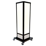 4面和風電飾アルミスタンド看板　A-822 全高980