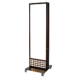 格子柄デザイン和風電飾スタンド看板