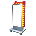 ※写真はフレームカラー：シルバー／ダクトカラー：レッドです※ご注文の際は、LED電球の色を【電球色クリア、イエロー、レッド、ホワイト、オレンジ 】いずれかをご指示ください。