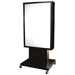 電飾スタンド看板 ブラック 全高H1310タイプ (K-09-BK)