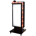 LED点滅スタンド看板 全高1880