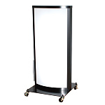 電飾アルミスタンド看板　RA-303 全高1080 透明板付き ポスター入替えタイプ