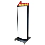 ※写真はフレームカラー：ブラック／矢印部カラー：レッドです。※ご注文の際は、LED電球の色を【電球色クリア、イエロー、レッド、ホワイト、オレンジ 】いずれかをご指示ください。