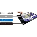 ■安心の日本製。3つの素材の一体化構造で、滑らず、剥がれやめくりが生じません。