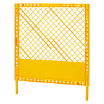プラスチックフェンス 本体のみ カラー:黄 (383-36A)