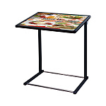 フロアバリウススタンドN型 規格:A1横 ブラック (BFVANAC-A1Y)