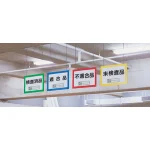吊り下げ式表示板使用例
